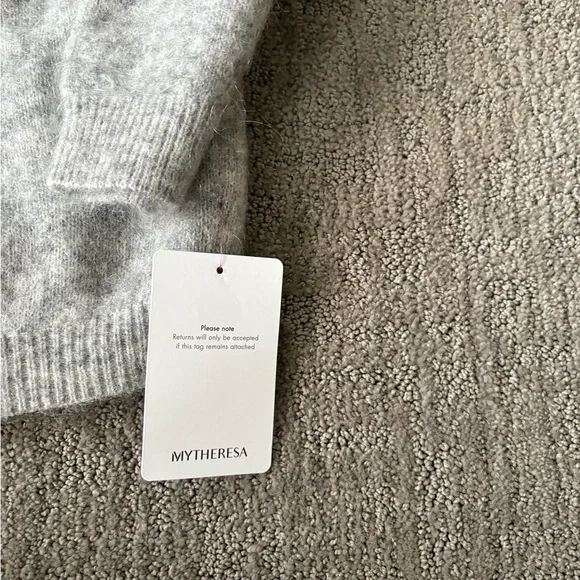 Acne Studios Gray Women's Wool and Mohair Sweater